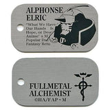 Alphonse Elric Fullmetal Alchemist Tag Plate Animate Fullmetal Alchemist Fair Limited Key Chain [USED]