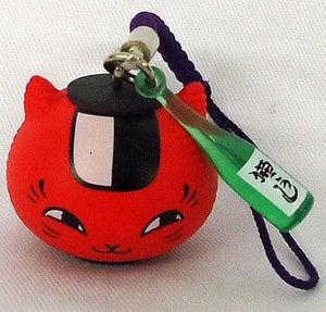 Sakedokoro no Akachouchin Nyanko-sensei Natsume's Book of Friends Nyanko-sensei Nonbee Yokocho Strap Key Chain [USED]