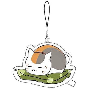 Nyanko-sensei Take a Nap Natsume's Book of Friends Sewing Cleaner Strap Key Chain [USED]