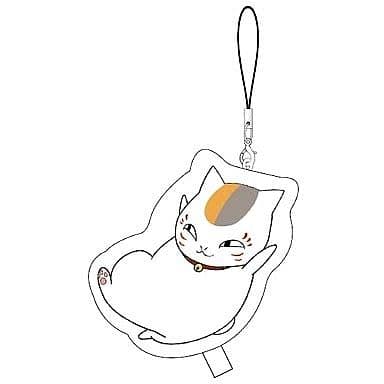 Nyanko-sensei Sliding Natsume's Book of Friends Sewing Cleaner Strap Key Chain [USED]
