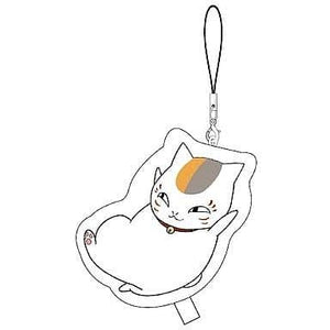 Nyanko-sensei Sliding Natsume's Book of Friends Sewing Cleaner Strap Key Chain [USED]