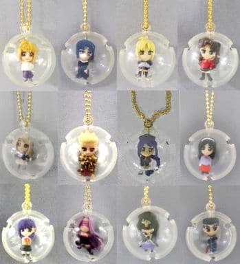 Arcueid, etc. Kocho Cole Type Moon Selection Part1 All 12 Types Set Key Chain [USED]