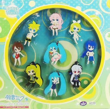Hatsune Miku, etc. Hatsune Miku Project Diva Trading Strap Bonus Track All 9 Types Set Key Chain [USED]