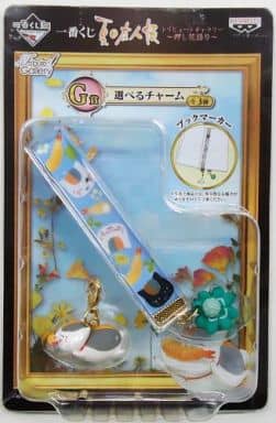 Nyanko-sensei Deep Fried Shrimp Natsume's Book of Friends Ichiban Kuji Tribute Gallery Pressed Flower Story Eraberu Charms Prize G Charm [USED]