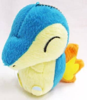 Cyndaquil Pokemon Best Wishes Plush Toy with Ball Chain Kanto & Johto Edition Mascot [USED]