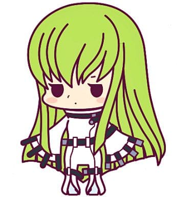 C.C. Code Geass: Lelouch of the Rebellion Stage.1 Rubber Strap Collection Key Chain [USED]