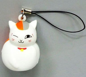 Nyanko-sensei Natsume's Book of Friends Punipuni Strap LaLa February 2013 Issue Supplement Key Chain [USED]