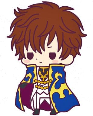 Suzaku Knight of Rounds Ver. Code Geass: Lelouch of the Rebellion Stage.2 Rubber Strap Collection Key Chain [USED]