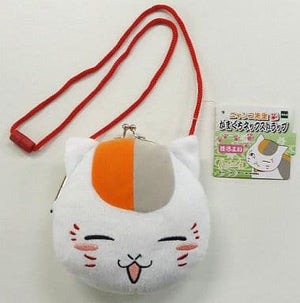 Nyanko-sensei Horoyoi Natsume's Book of Friends Gamaguchi Neck Strap Key Chain [USED]