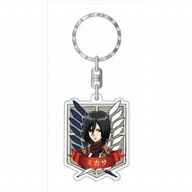 Mikasa Ackerman Attack on Titan Acrylic Key Ring Key Chain [USED]