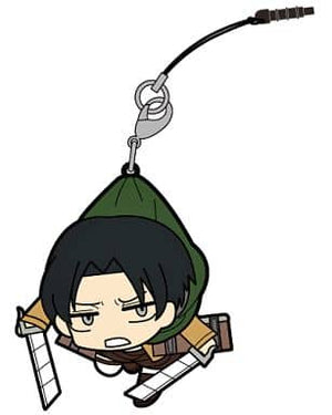 Levi Attack on Titan Tsumamare Strap Key Chain [USED]