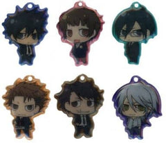 Shinya Kougami, etc. Psycho-Pass Taito Kuji Honpo Reflector Key Chain Prize H All 6 Types Set Key Chain [USED]