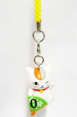 Nyanko-sensei Natsume's Book of Friends Figure Strap LaLa September 2013 Issue Supplement Key Chain [USED]