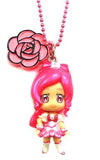 Cure Blossom Heart Catch Pretty Cure! Figure with Ball Chain Flower Motif Key Chain [USED]