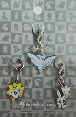 Togepi Togetic Togekiss Pokemon National Pokedex Metal Charm Pokemon Center Limited Set of 3 Charm [USED]