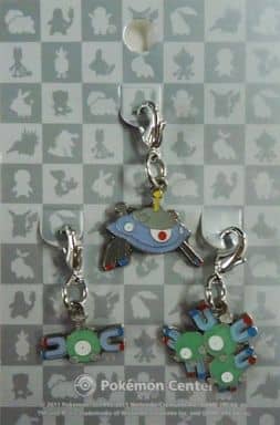 Magnemite Magneton Magnezone Pokemon National Pokedex Metal Charm Pokemon Center Limited Set of 3 Charm [USED]