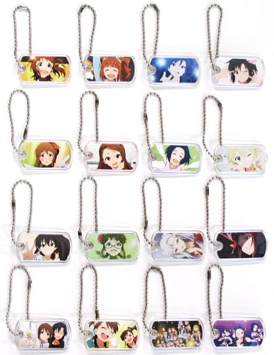 Haruka Amami, etc. THE IDOLM@STER Trading Acrylic Tag Collection Live Viewing Venue Limited Pack 7th Anniversary 765Pro Allstars Minna to Issho ni! Limited All 16 Types Set Key Chain [USED]
