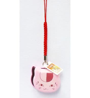 Nyanko-sensei Monaka Pink Natsume's Book of Friends Nyanko-sensei Japanese Sweets Strap Part2 Key Chain [USED]