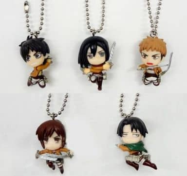 Sasha Blouse, etc. Attack on Titan Swing All 5 Types Set Key Chain [USED]