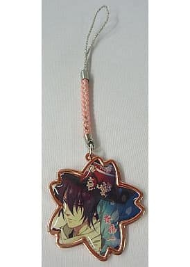 Hajime Saito Hakuouki Sakura Netsuke Strap Sakura no Utage 2012 Limited Key Chain [USED]