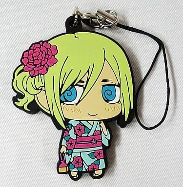 Krista Lenz Yukata Ver. Attack on Titan Rubber Charm Kyomaf Commemorative Goods Kyoto International Manga Anime Fair 2013 Limited Key Chain [USED]