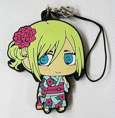 Krista Lenz Yukata Ver. Attack on Titan Rubber Charm Kyomaf Commemorative Goods Kyoto International Manga Anime Fair 2013 Limited Key Chain [USED]