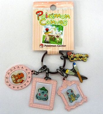 Kanto RG Pokemon 4-Strand Keychains Pokemon Canvas Pokemon Center Limited Key Chain [USED]