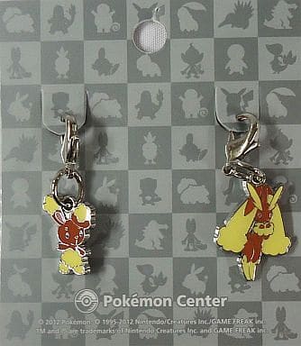 Buneary Lopunny Pokemon National Pokedex Metal Charm Pokemon Center Limited Set of 2 Charm [USED]