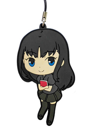 Mana Ryougi The Garden of Sinners: Future Gospel Rubber Charm Key Chain [USED]