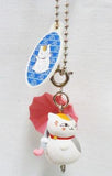 Nyanko-sensei on a Rainy Day Natsume's Book of Friends Nyanko-sensei Tsurezure Mascot Key Chain [USED]