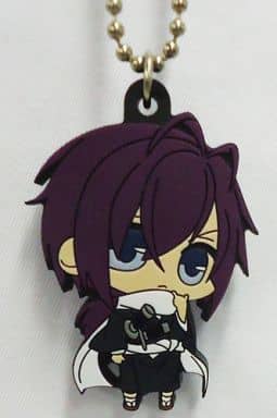 Hajime Saito Hakuouki Rubber Mascot Key Chain [USED]