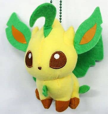 Leafeon Doll Pokemon Mascot Pokemon Center Limited Key Chain [USED]