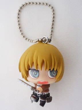 Armin Arlert Attack on Titan Chimi Chara Mascot Key Chain [USED]