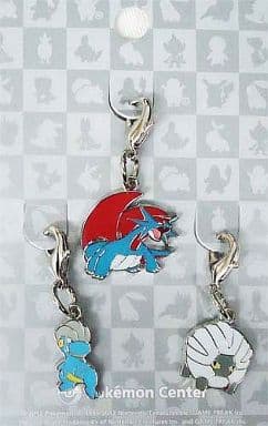 Bagon Shelgon Salamence Pokemon National Pokedex Metal Charm Pokemon Center Limited Set of 3 Charm [USED]