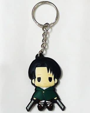 Levi Attack on Titan D4 Rubber Key Chain Collection Vol.2 Key Chain [USED]