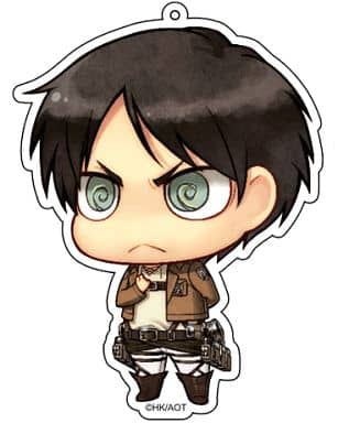 Ellen Yeager Salute Ver. Attack on Titan Deka Key Chain Key Chain [USED]