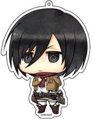 Mikasa Salute Ver. Attack on Titan Deka Key Chain Key Chain [USED]