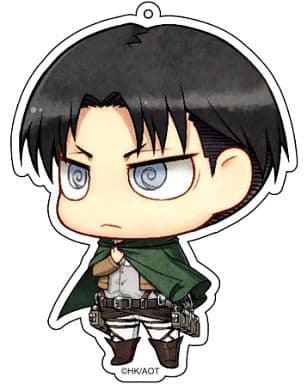 Levi Ackerman Salute Ver. Attack on Titan Deka Key Chain Key Chain [USED]