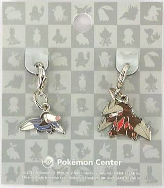 Drilbur Excadrill Pokemon National Pokedex Metal Charm Pokemon Center Limited Set of 2 Charm [USED]