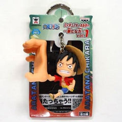 Monkey D. Luffy One Piece Figure Keychain New Power Vol.1 Key Chain [USED]