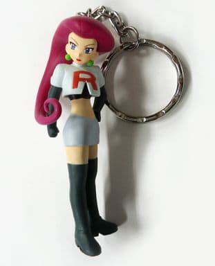 Musashi Pokemon XY We are Team Rocket Figure Keychain Key Chain [USED]
