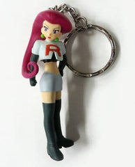 Musashi Pokemon XY We are Team Rocket Figure Keychain Key Chain [USED]