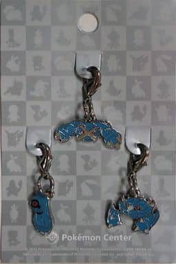 Beldum Metang Metagross Pokemon National Pokedex Metal Charm Pokemon Center Limited Set of 3 Charm [USED]