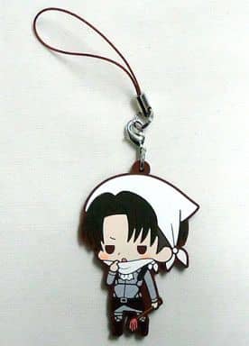 Levi Cleaning Style Attack on Titan Rubber Strap Collection Kotobukiya Shop Limited Box Purchase Privilege Key Chain [USED]