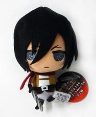 Mikasa Ackerman Attack on Titan Eren & Mikasa Mascot Plush Plush Toys [USED]