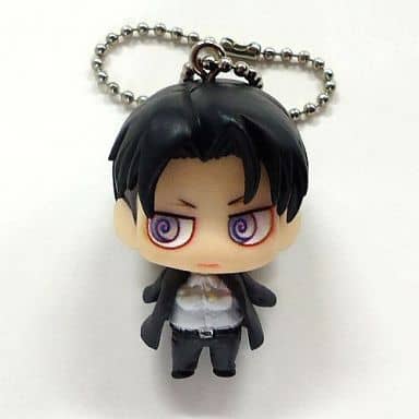 Levi Attack on Titan Chimi Chara Mascot 2 Key Chain [USED]