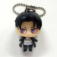 Levi Attack on Titan Chimi Chara Mascot 2 Key Chain [USED]