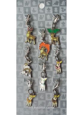 Deerling Sawsbuck Pokemon National Pokedex Metal Charm Pokemon Center Limited Set of 8 Charm [USED]