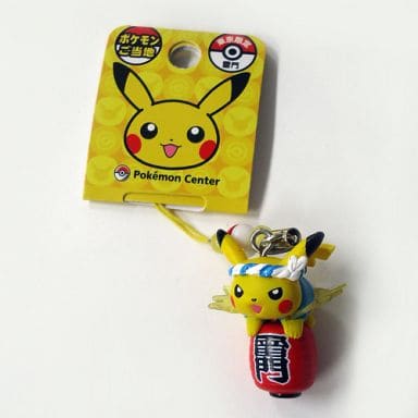 Pikachu Kaminarimon Pokemon Pokemon Gotochi Bead Strap The Pockemon Company Local Bead Strap Tokyo Limited Key Chain [USED]
