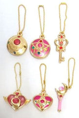 Sailor Moon Diecast Charms All 6 Types Set Charm [USED]